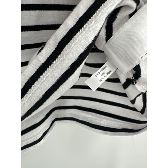 Madewell Everyday Boxy Crop Tee in Stripe Medium - Picture 6 of 8